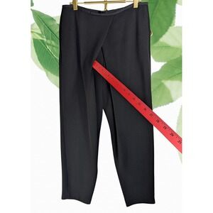 Emporio Armani sz M Textured mock Wrap Pants sophisticated and warm Women's